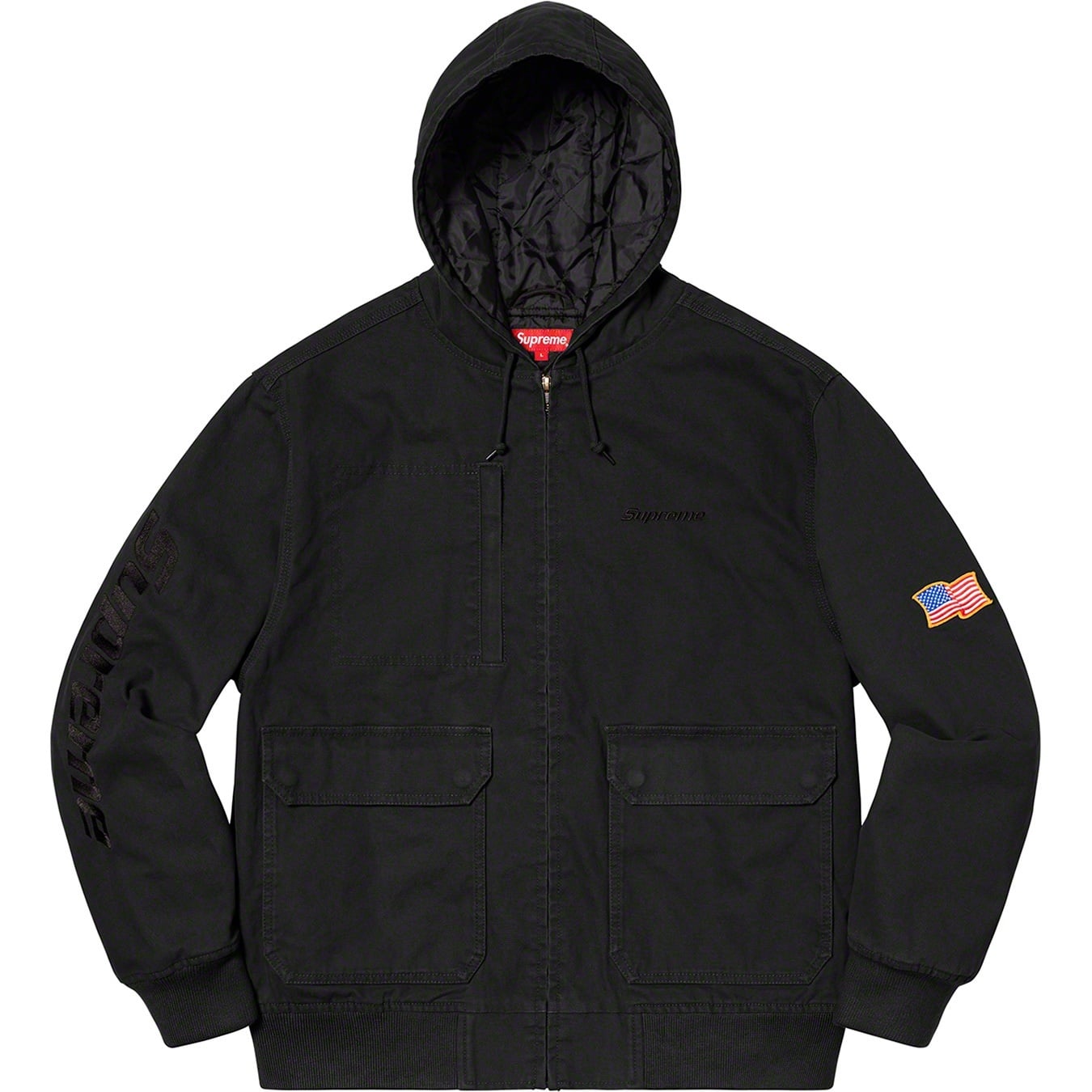 Canvas Hooded Work Jacket view 8